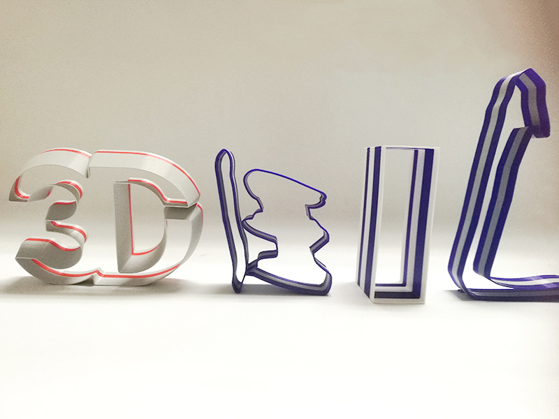广告发光字3d打印耗材应用案例