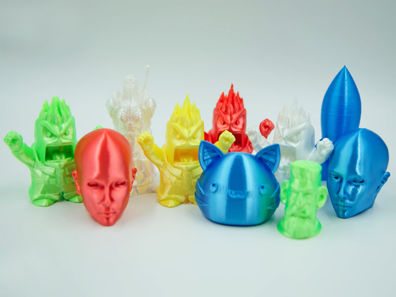 Silk like 3d打印耗材应用案例